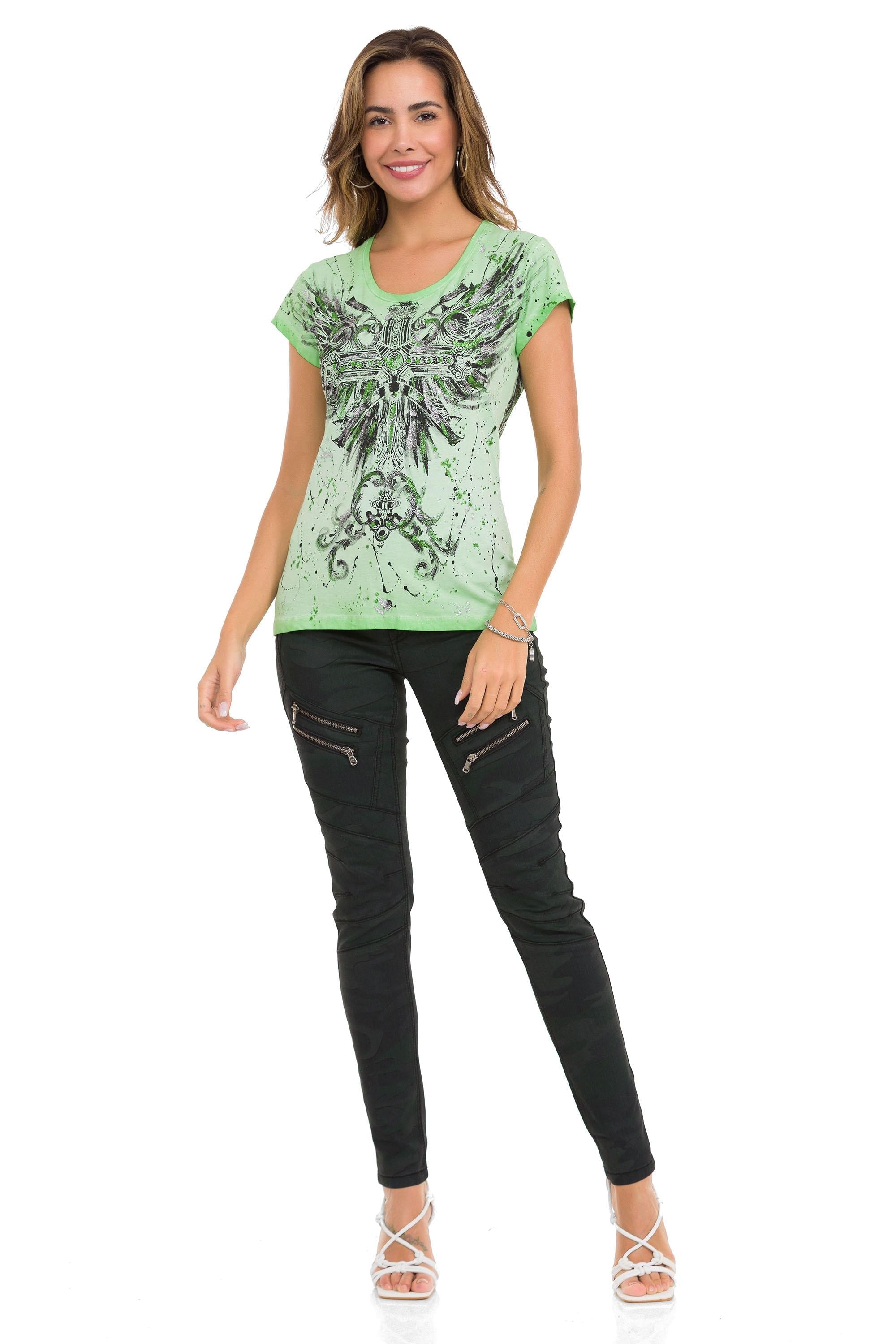 WD501 Cool Zip Detail Women's Jeans