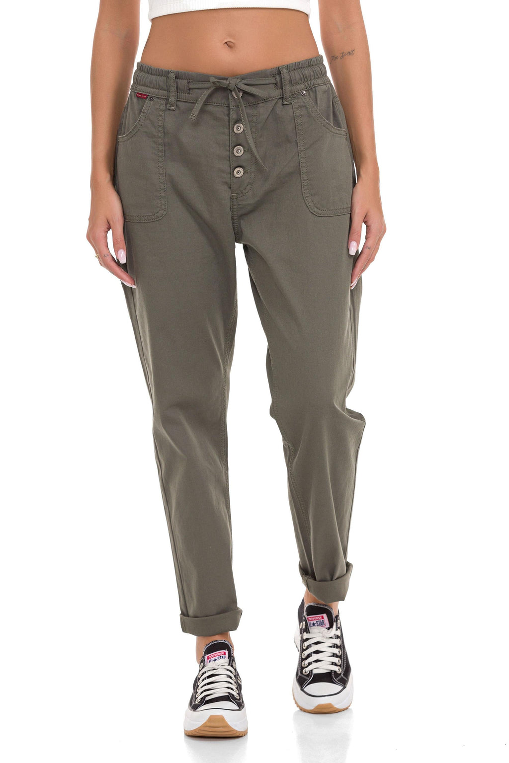 WD508 Jogger Style Relaxed Women's Pants