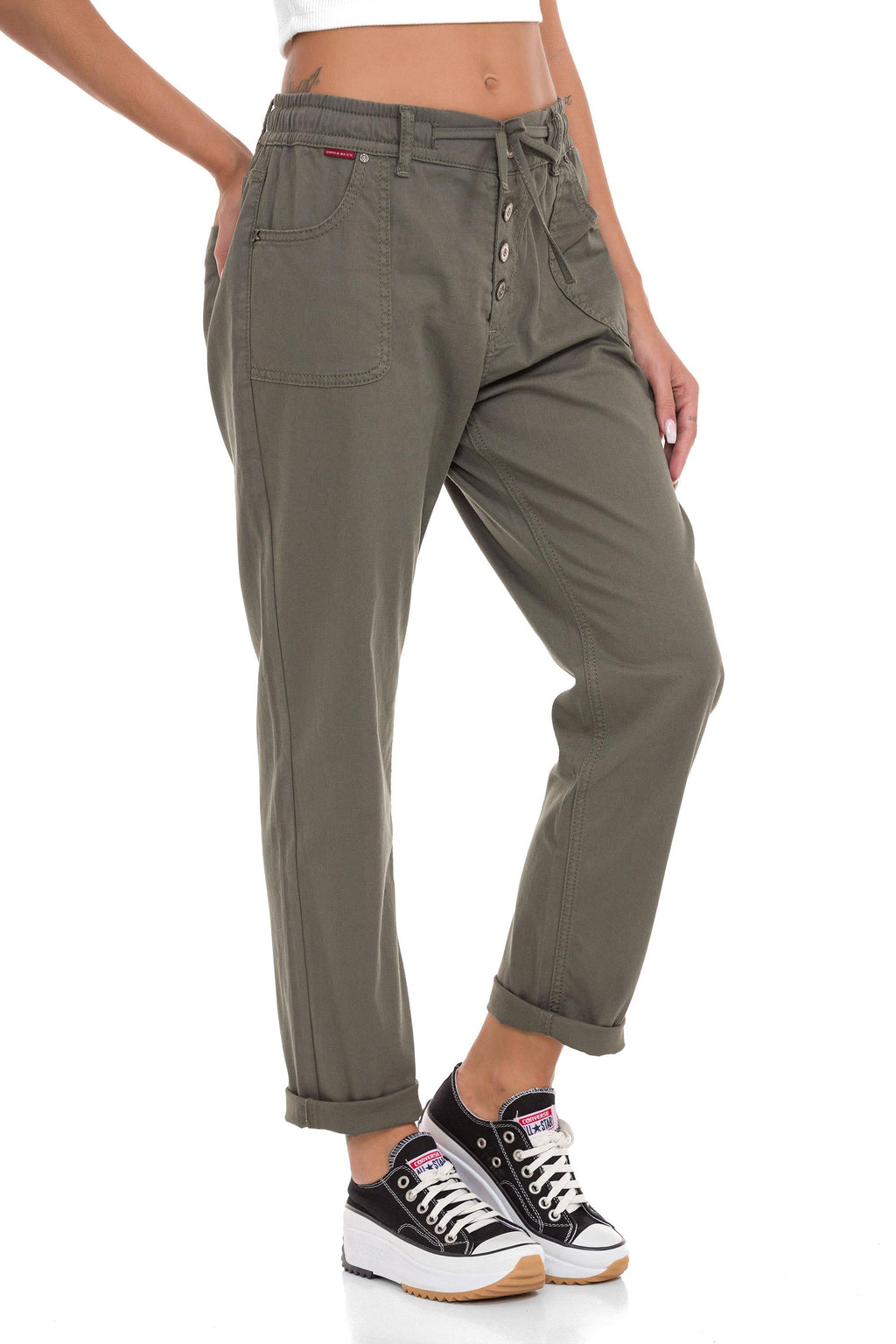WD508 Jogger Style Relaxed Women's Pants