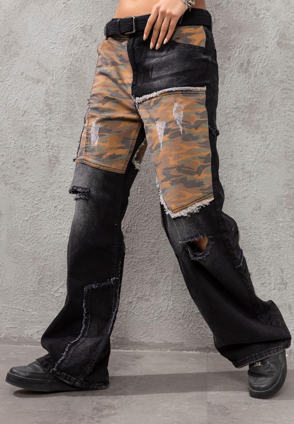 WD527 Camo Pattern Women's Pants