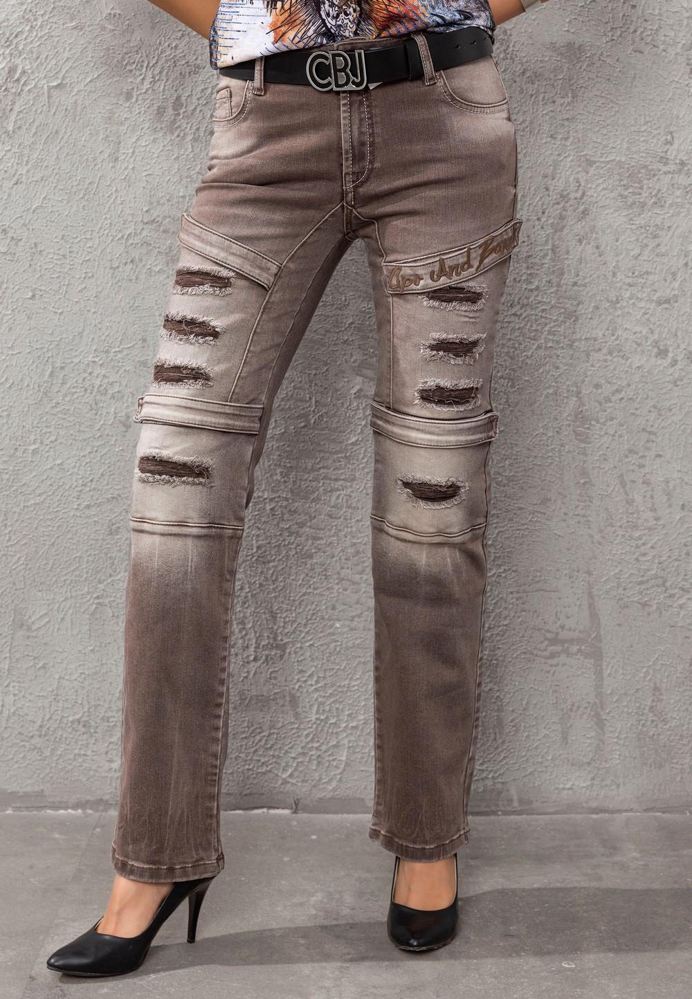 WD529 Ripped Detail Women's Pants