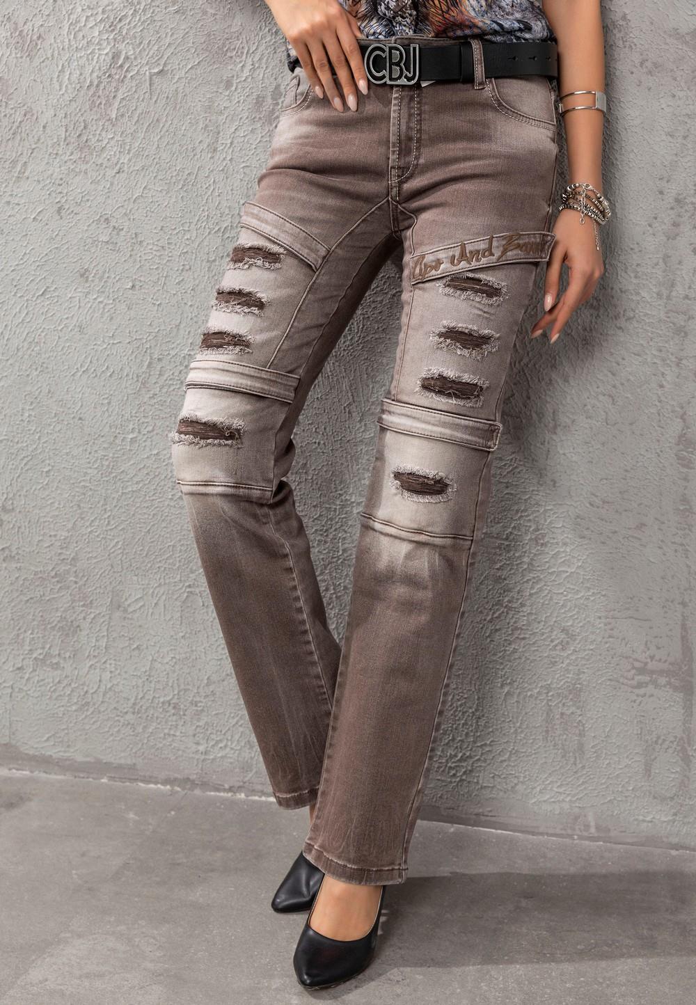 WD529 Ripped Detail Women's Pants