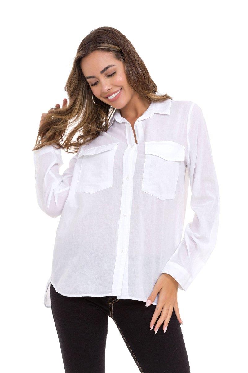 WH123 Linen Women's Shirt