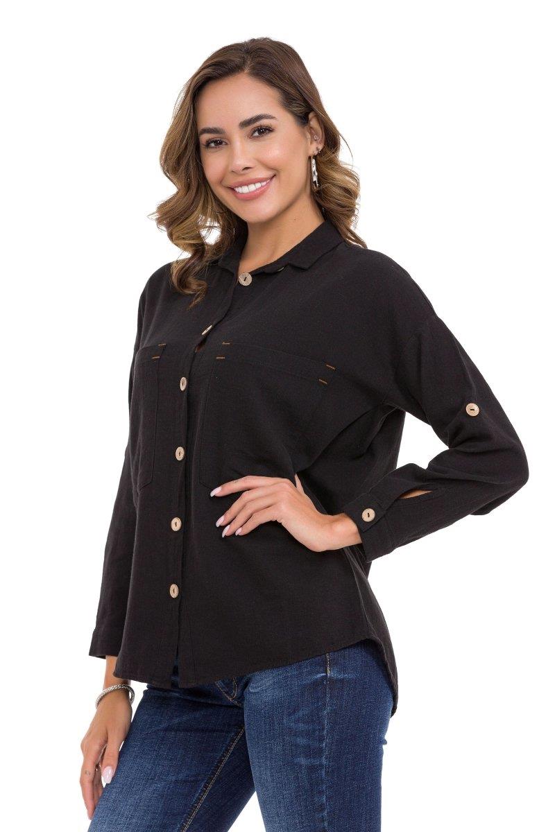 WH132 Basic Summer Linen Shirt