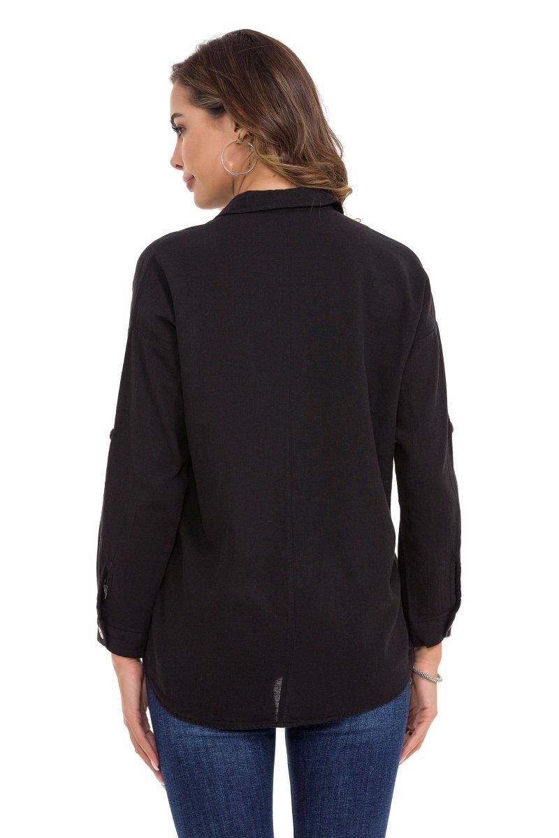 WH132 Basic Summer Linen Shirt