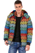 CM186 Multi-Color Men's Puffer Jacket