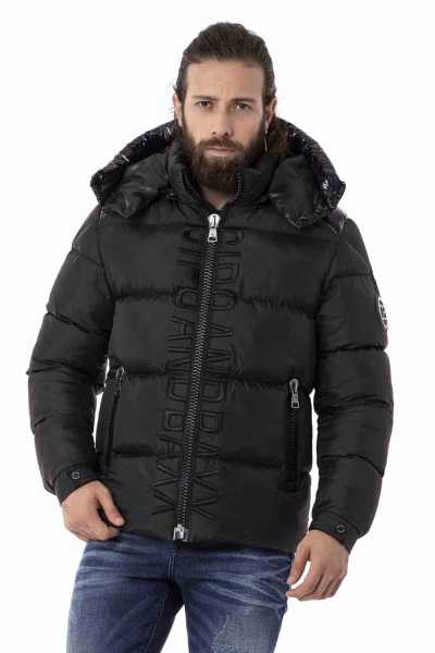 CM201 Embroidered Majesty Puffer Men's Coat