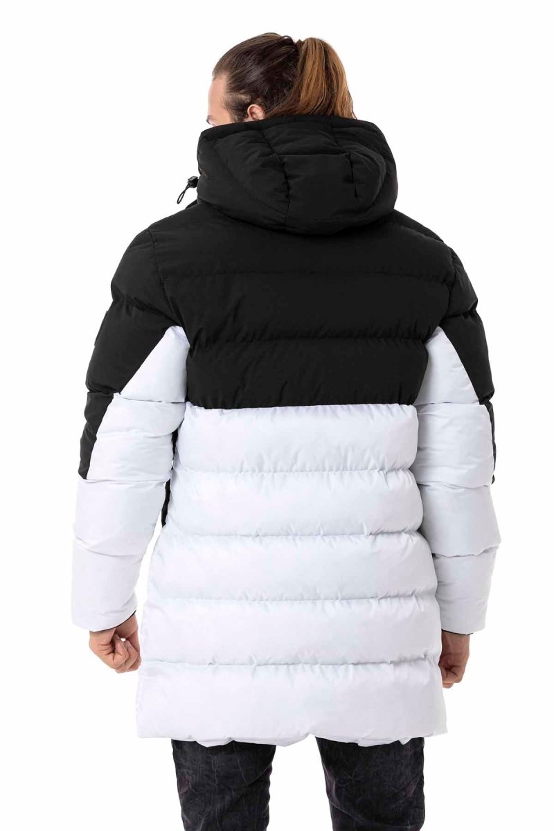CM206 Black & White Men's Puffer Jacket