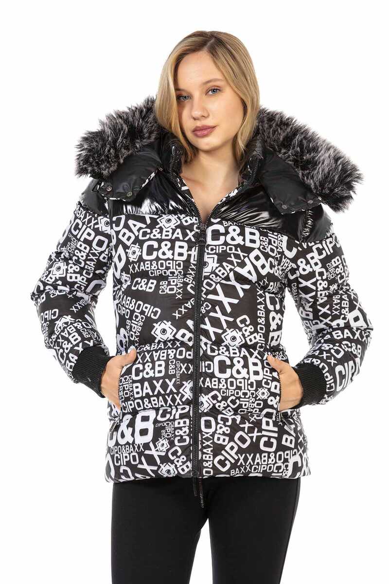 WM129 Printed Women's Puffer Jacket