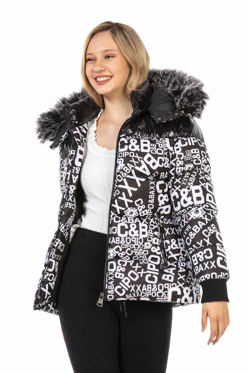 WM129 Printed Women's Puffer Jacket