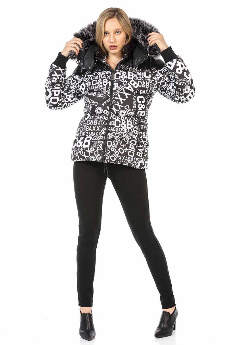 WM129 Printed Women's Puffer Jacket