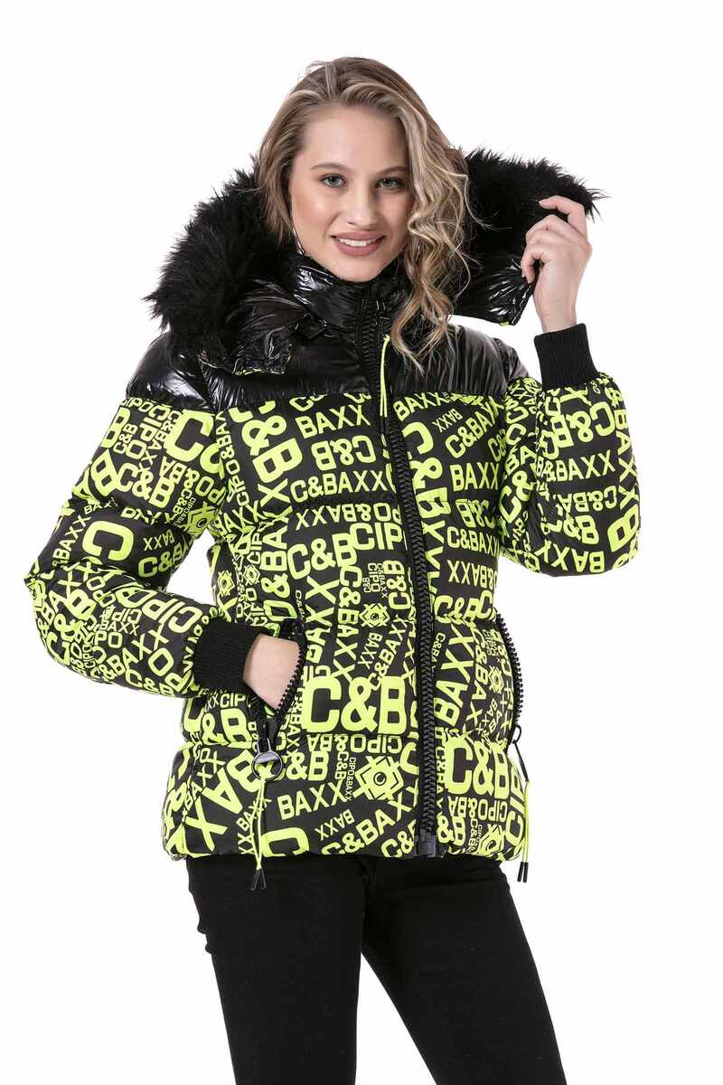 WM129 Printed Women's Puffer Jacket
