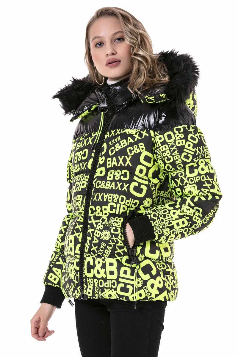 WM129 Printed Women's Puffer Jacket