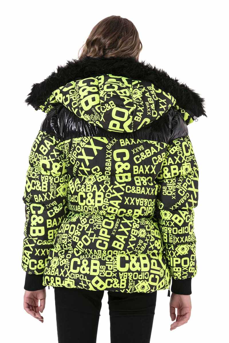 WM129 Printed Women's Puffer Jacket