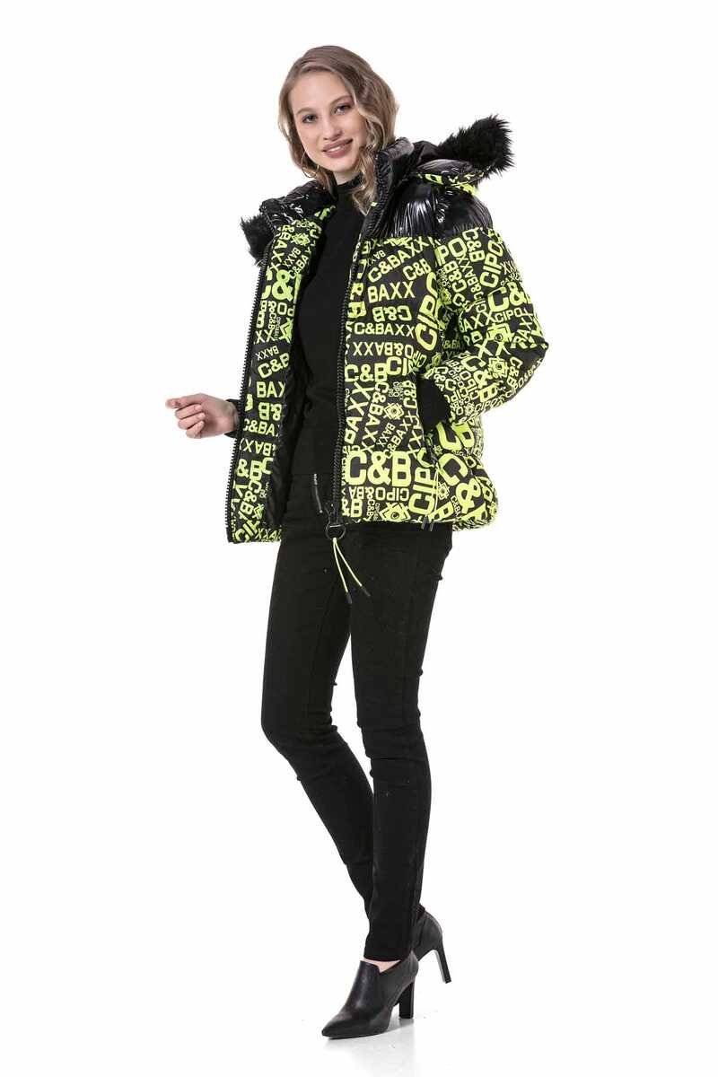 WM129 Printed Women's Puffer Jacket