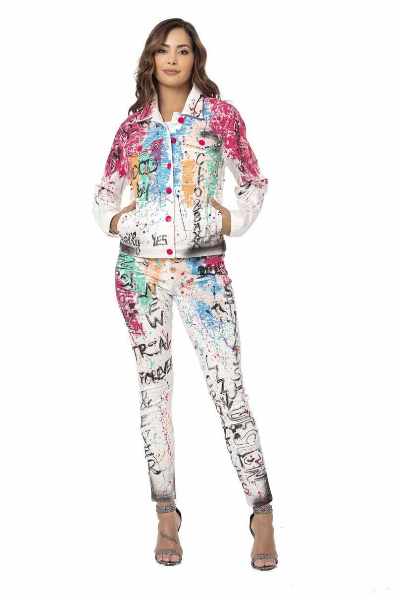 WJ196 Colorful Pattern Women's Jacket