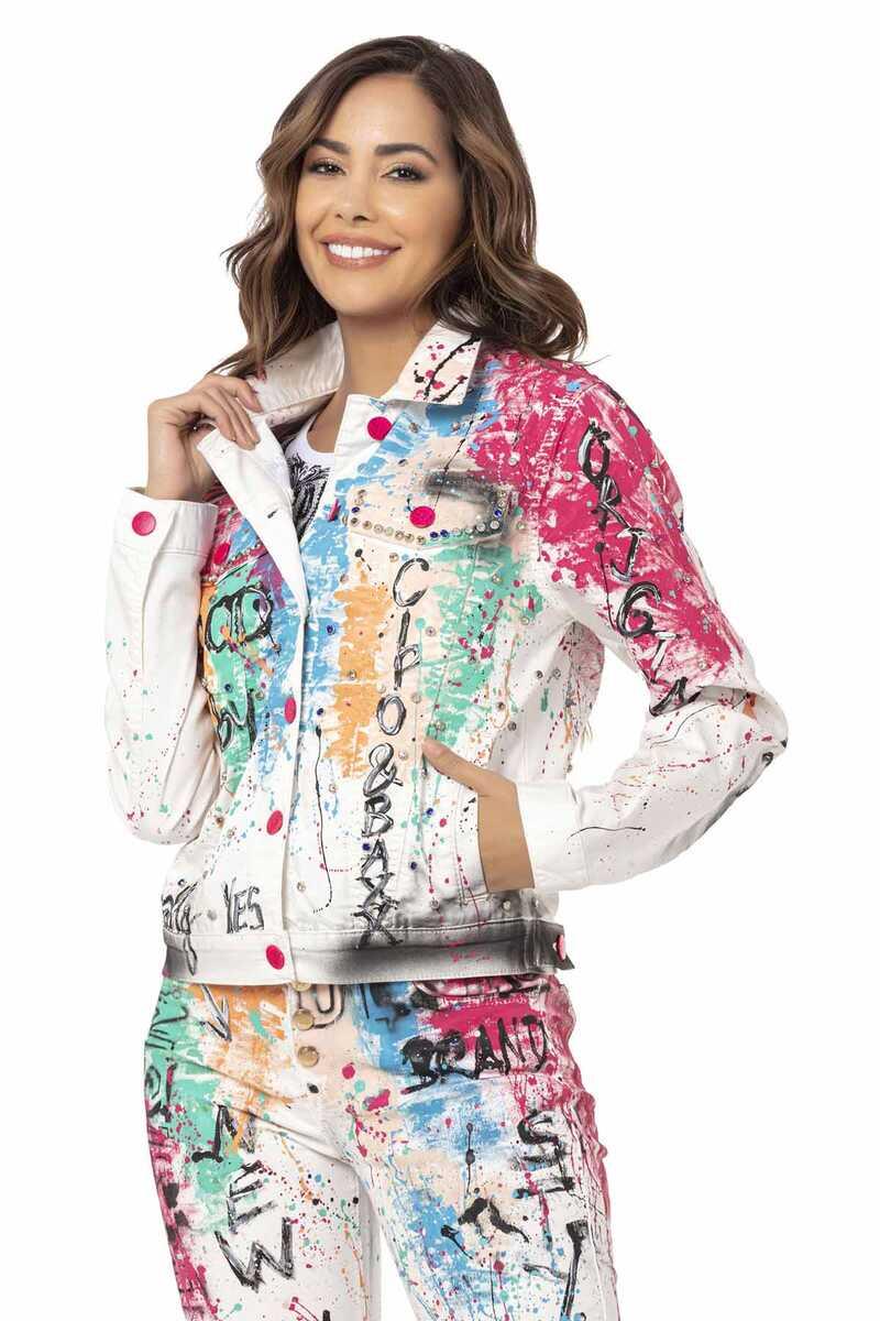 WJ196 Colorful Pattern Women's Jacket