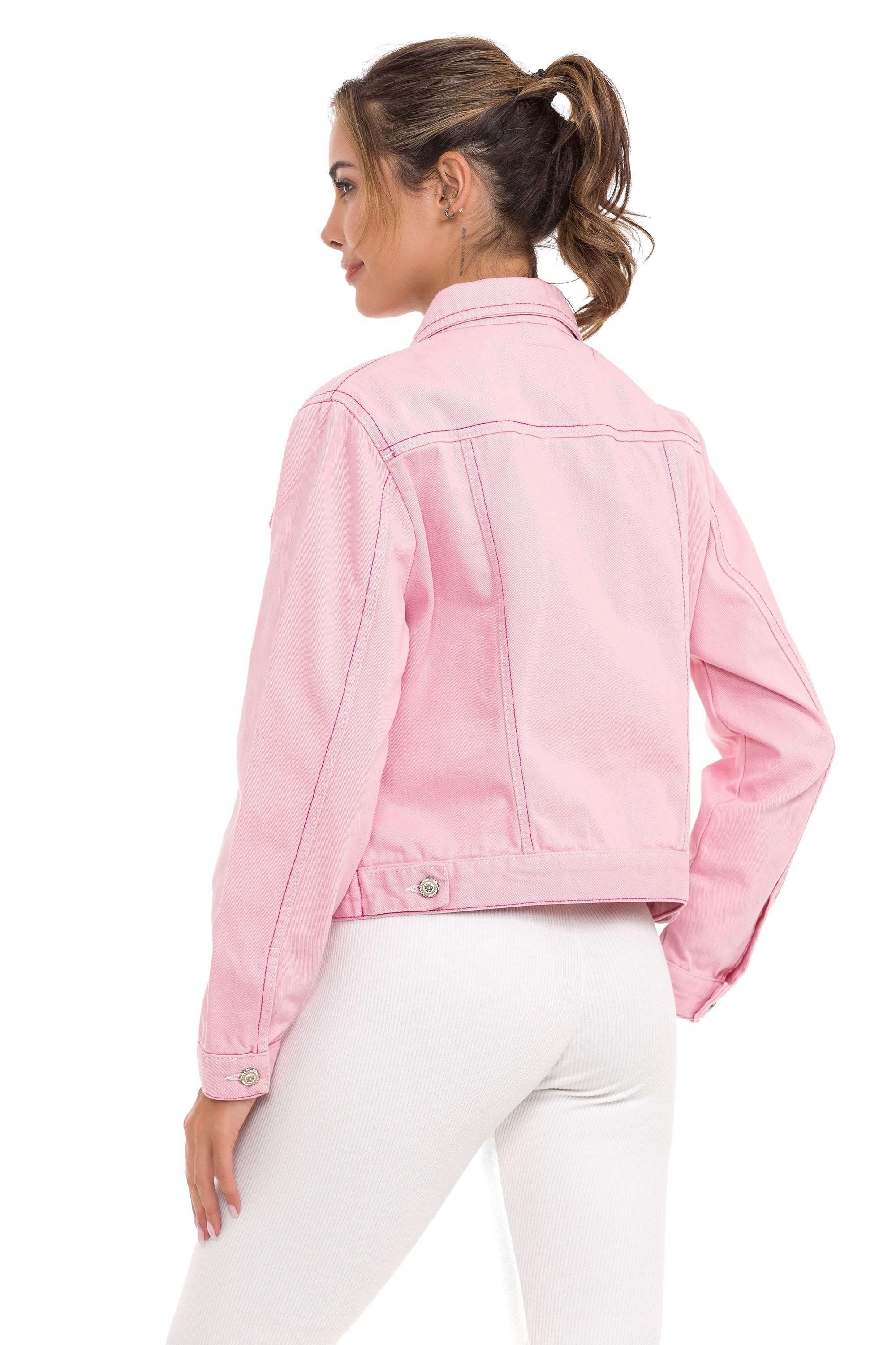 WJ212 Basic Cropped Women's Denim Jacket