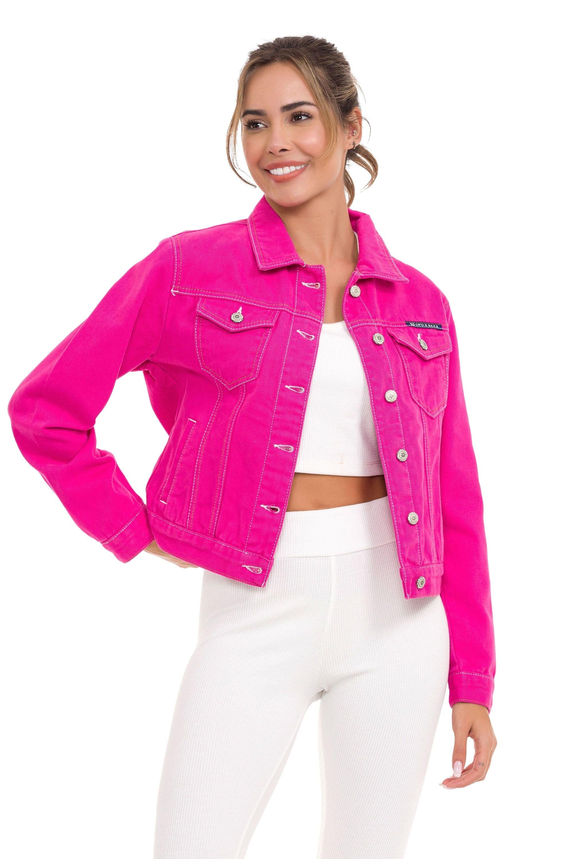WJ212 Basic Cropped Women's Denim Jacket