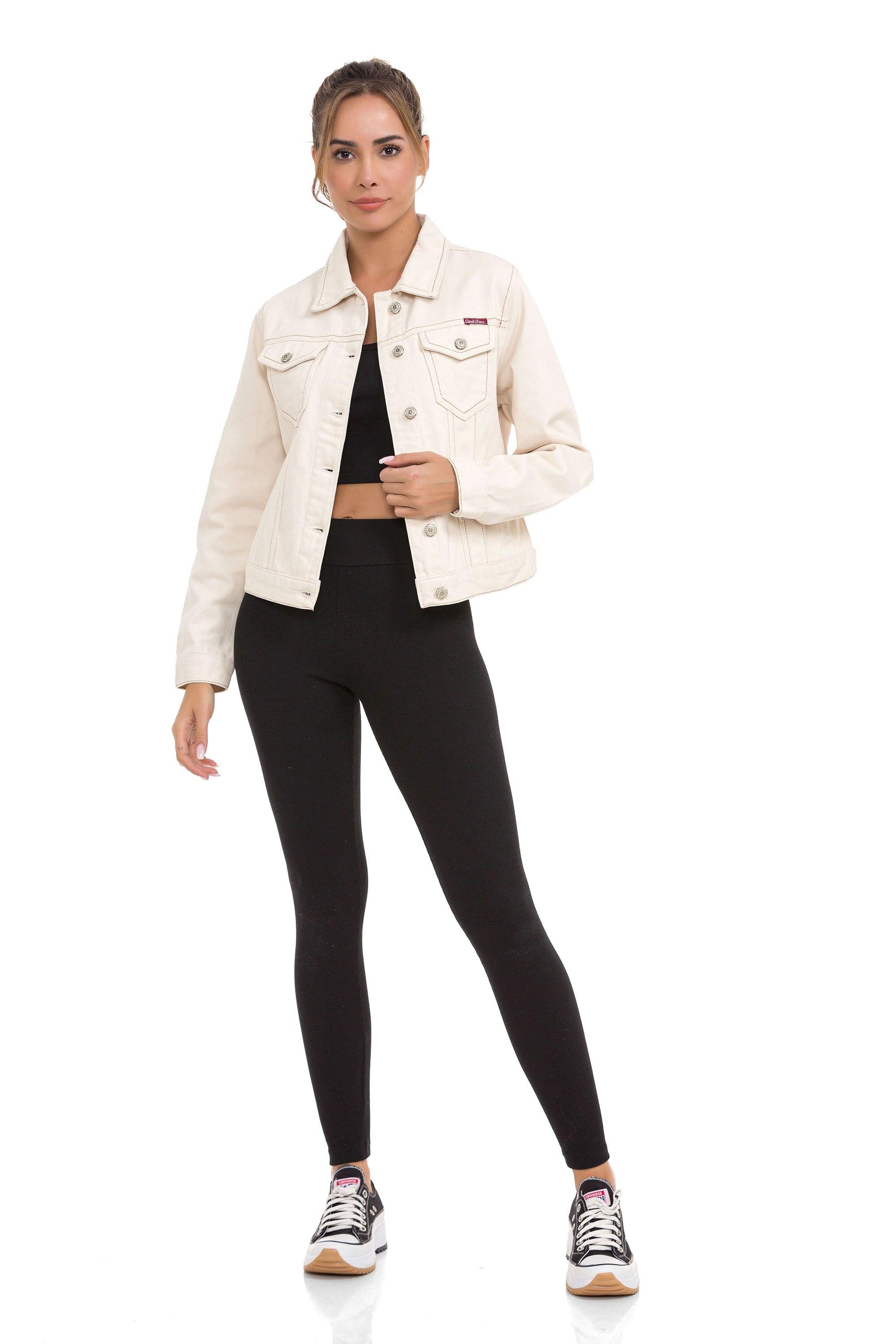 WJ212 Basic Cropped Women's Denim Jacket