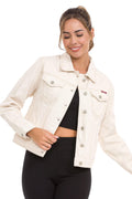 WJ212 Basic Cropped Women's Denim Jacket