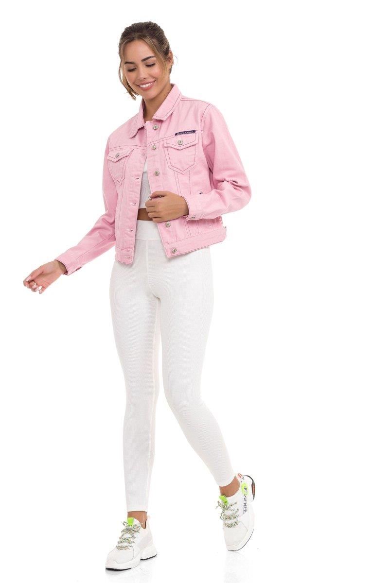 WJ212 Basic Cropped Women's Denim Jacket