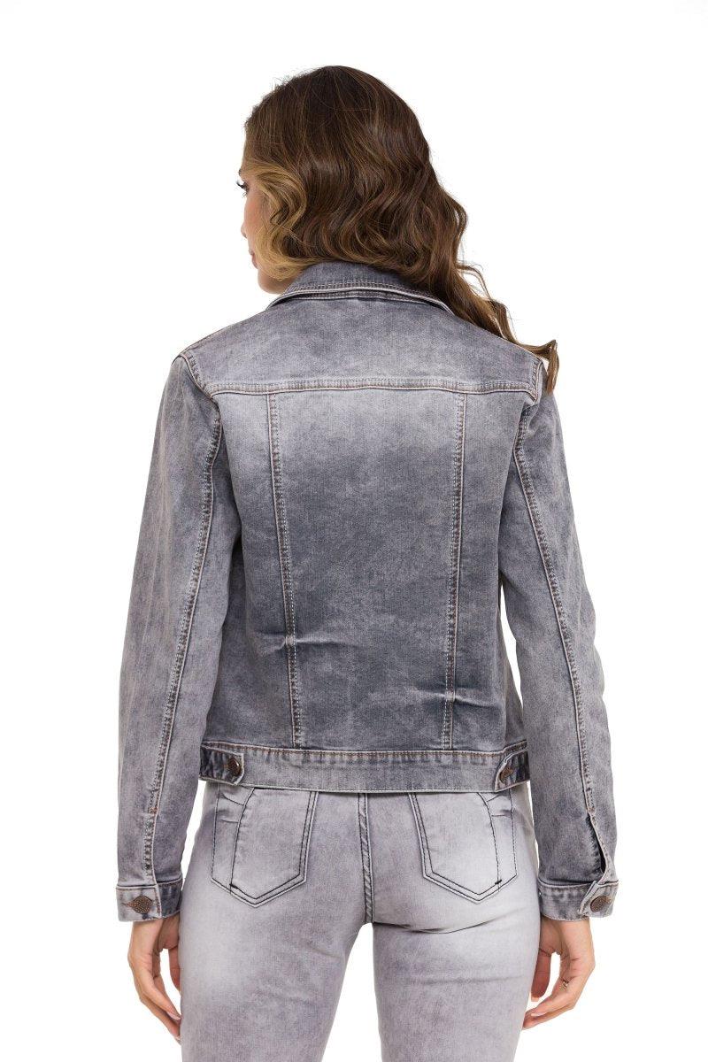 WJ212 Basic Cropped Women's Denim Jacket