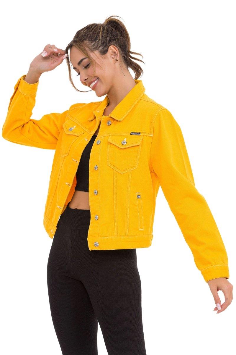 WJ212 Basic Cropped Women's Denim Jacket