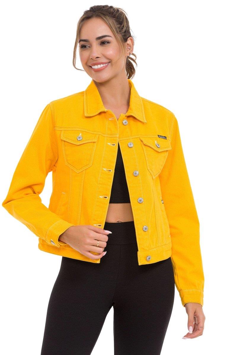 WJ212 Basic Cropped Women's Denim Jacket