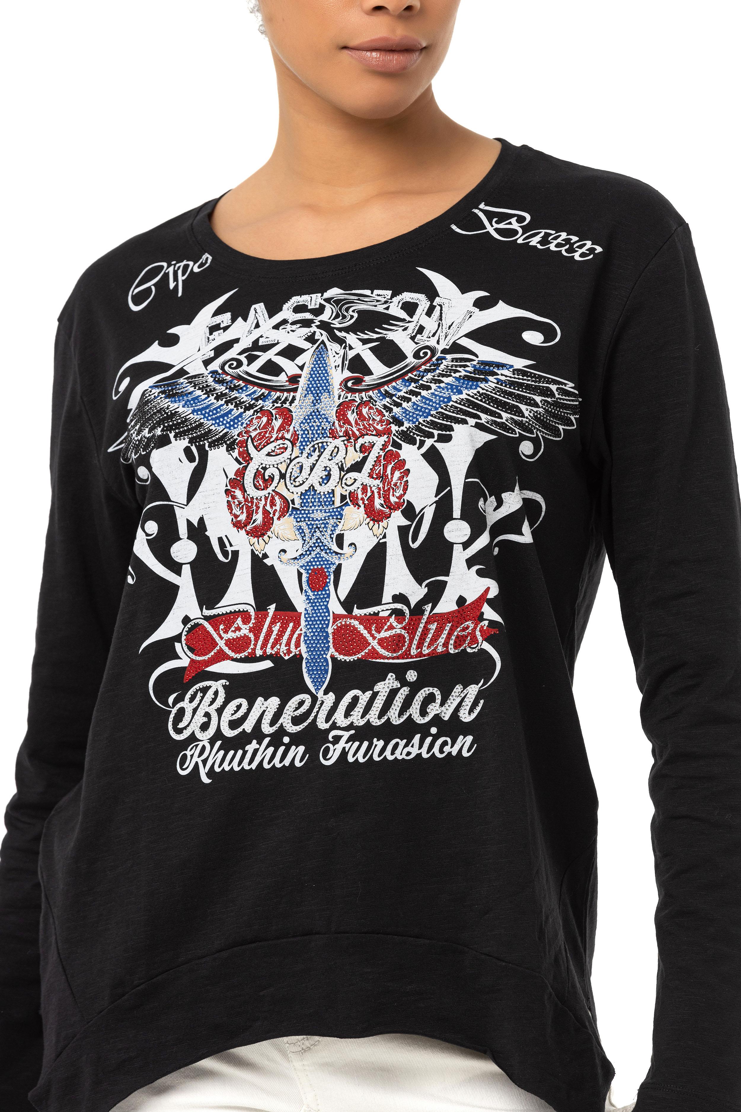WL354 Collar Detail Sweatshirt