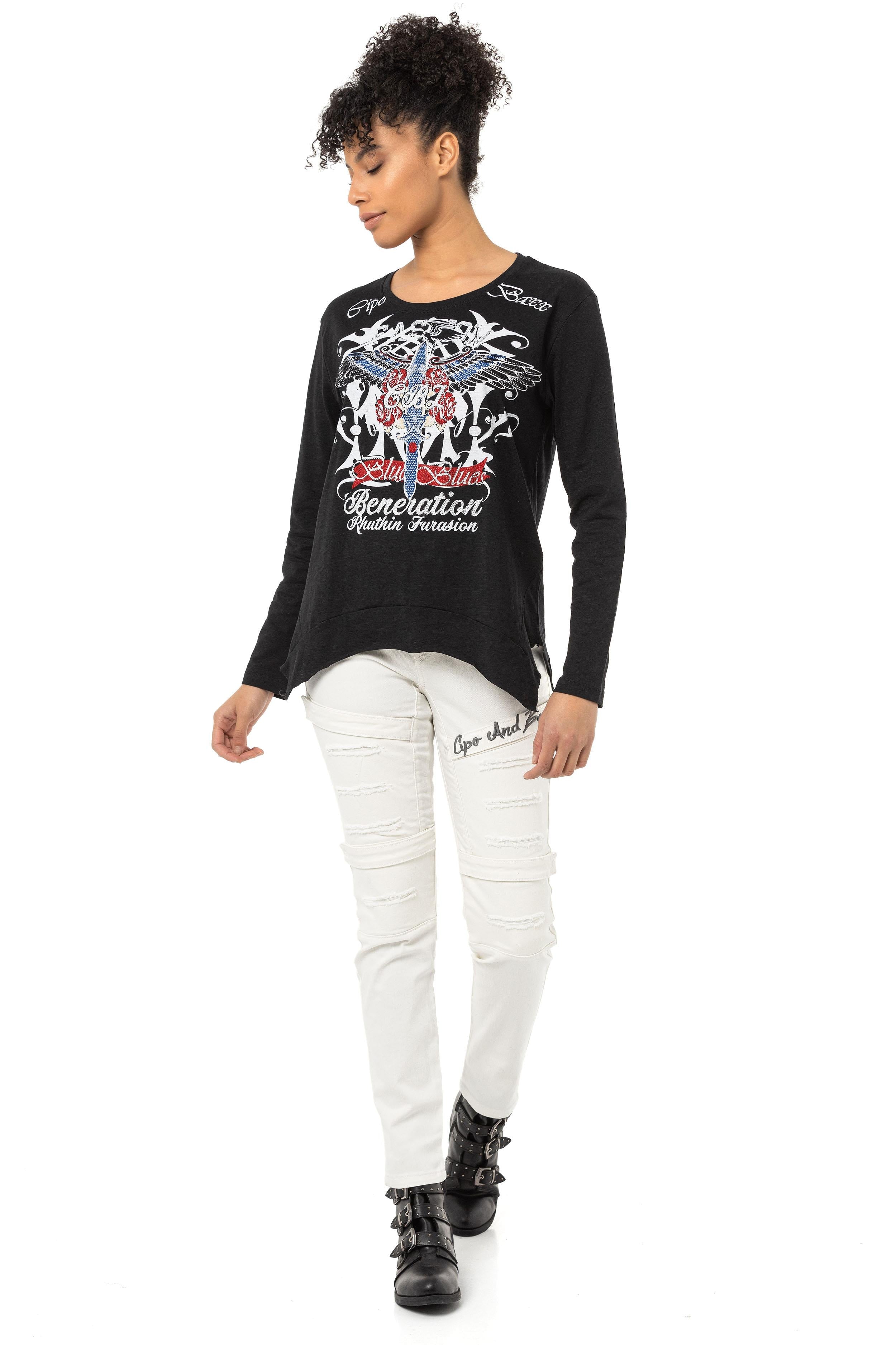 WL354 Collar Detail Sweatshirt