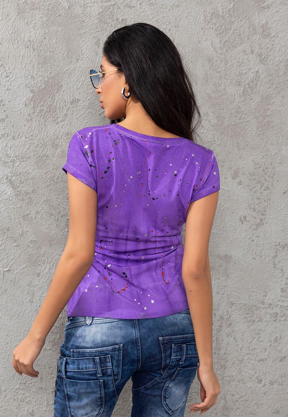 WT331 Crazy V-Neck Women's T-Shirt