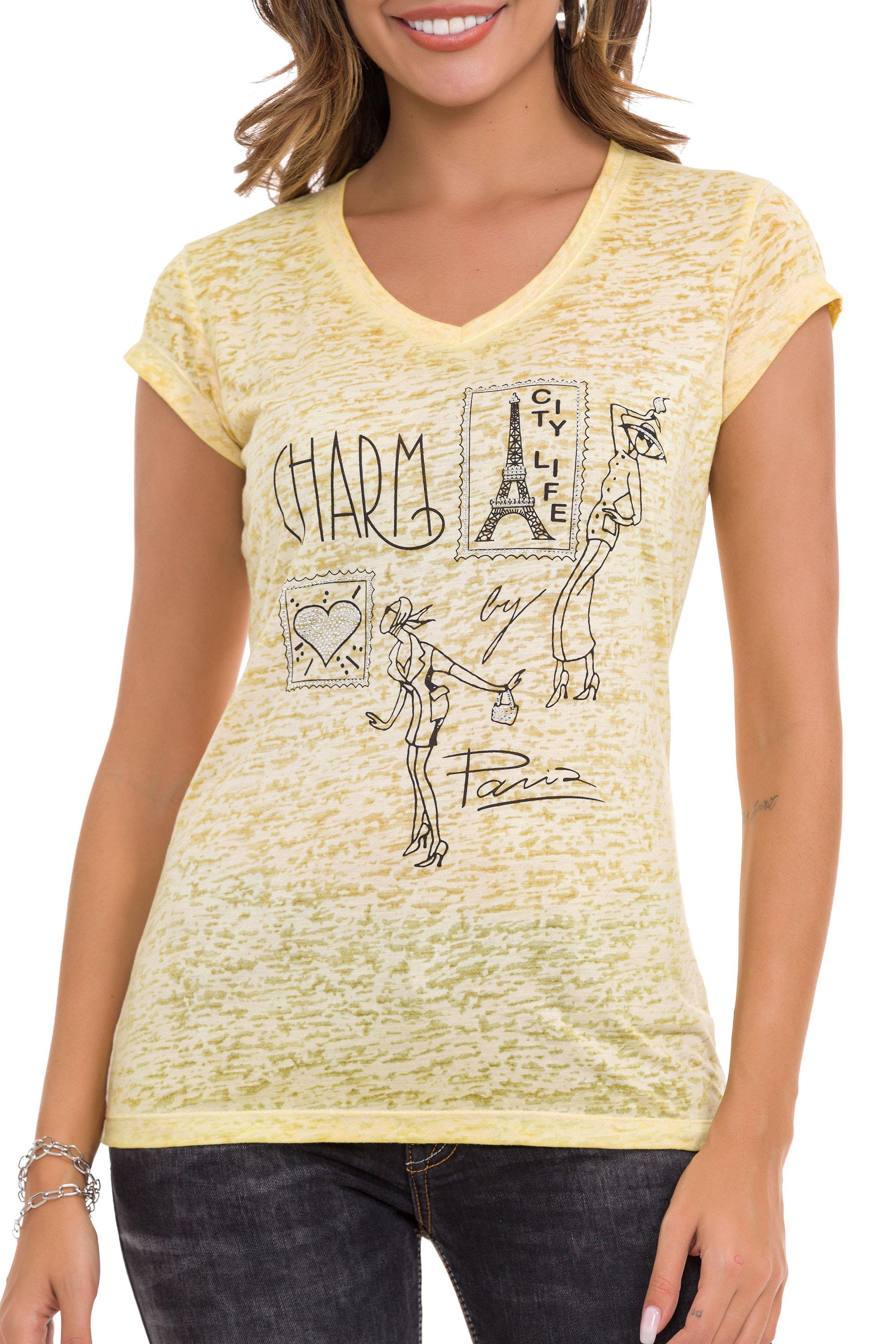 WT344 Charm Pattern Women's T-Shirt