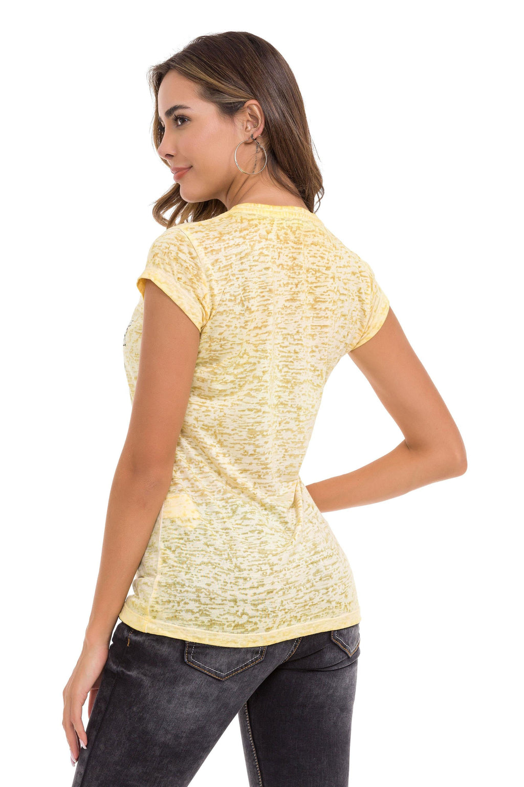 WT344 Charm Pattern Women's T-Shirt