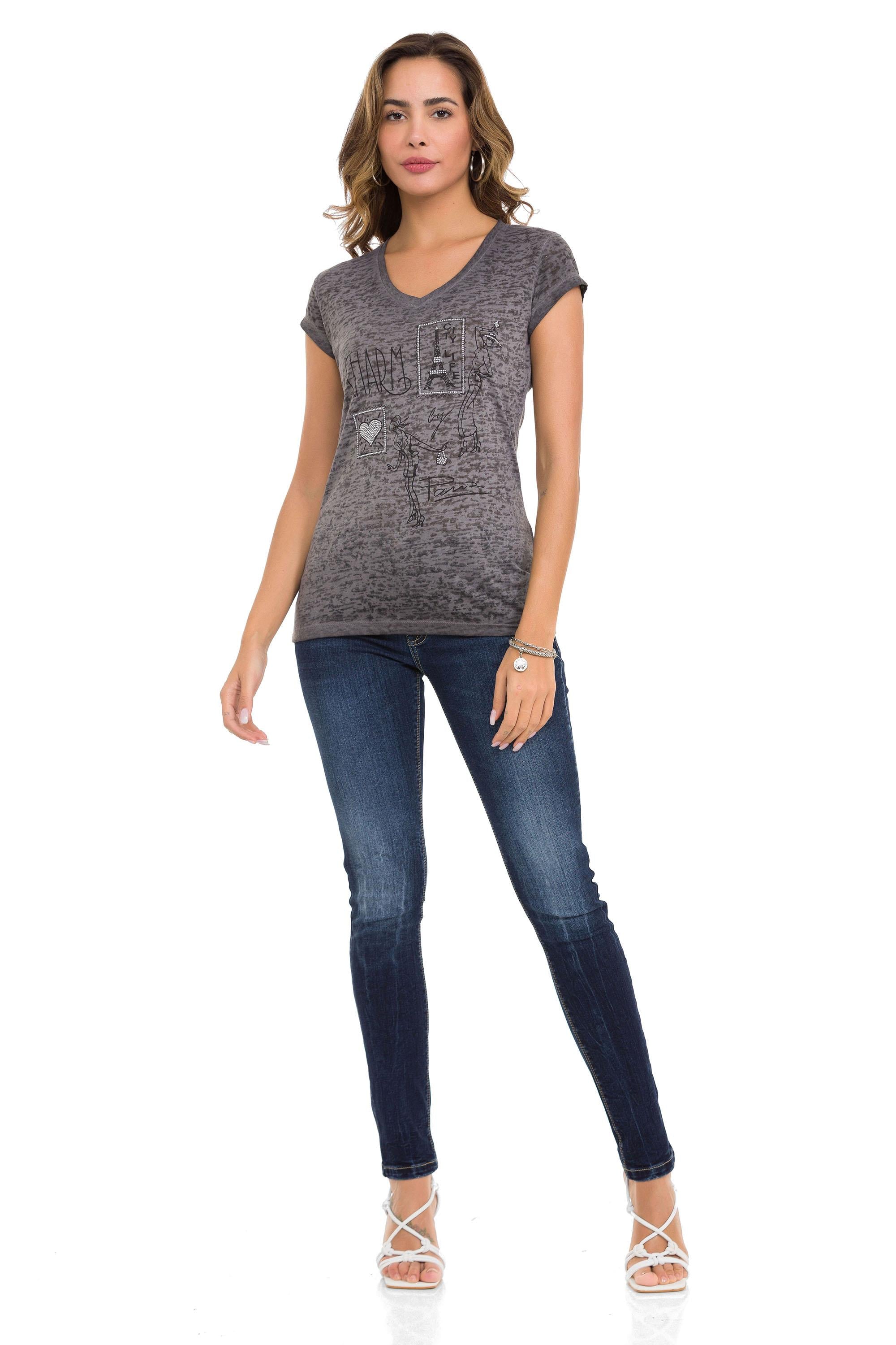 WT344 Charm Pattern Women's T-Shirt