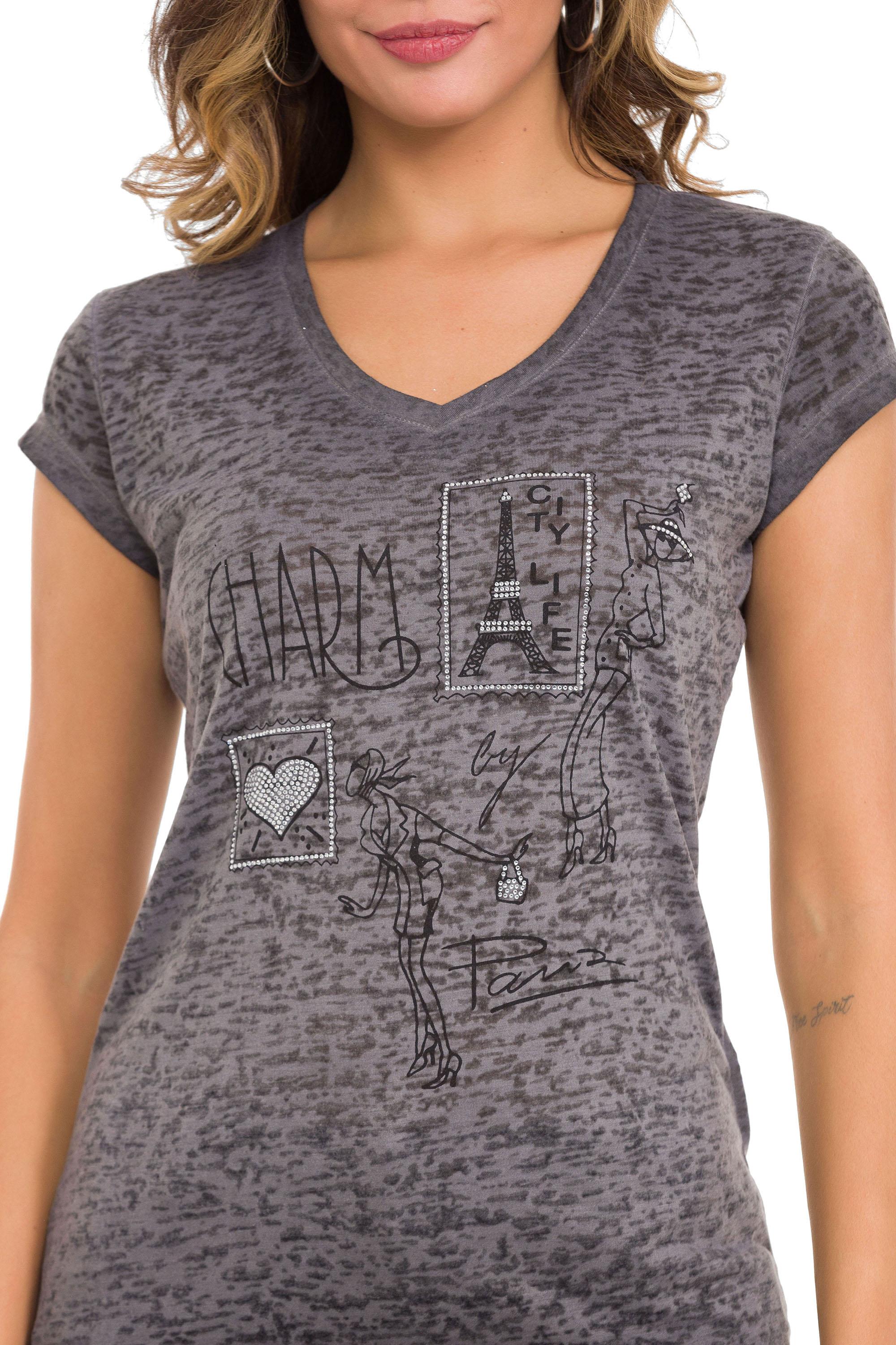 WT344 Charm Pattern Women's T-Shirt