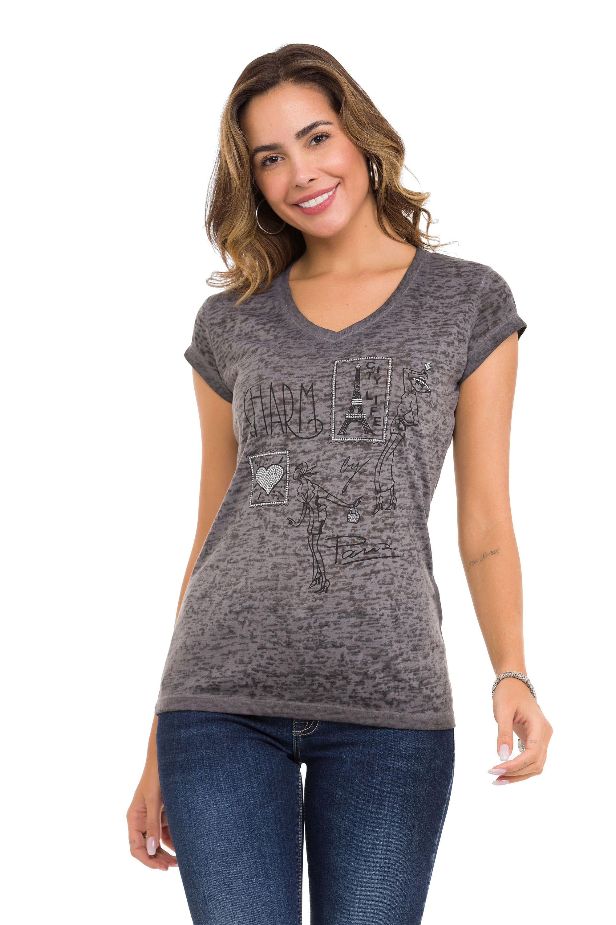 WT344 Charm Pattern Women's T-Shirt
