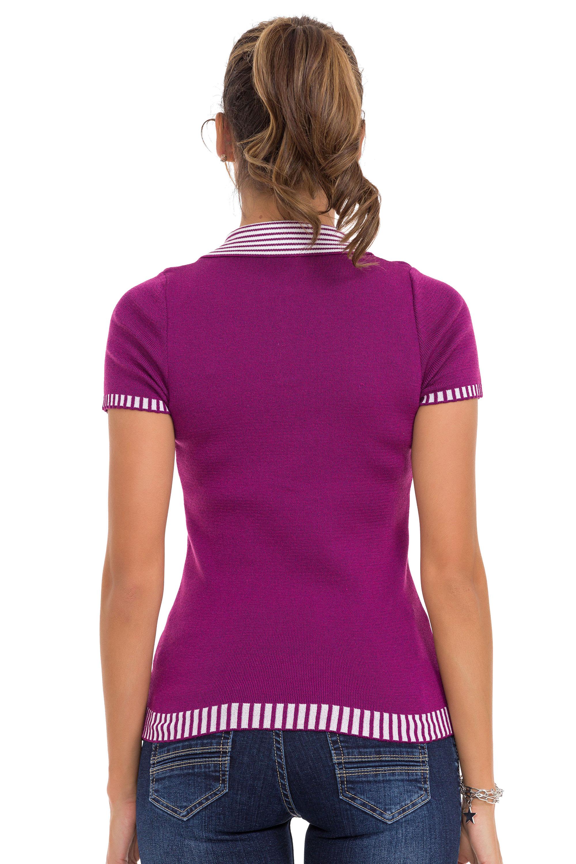 WT354 Polo Collar Knit Women's T-Shirt